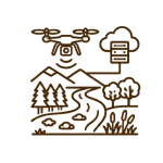 Monitorização ambiental e territorial.